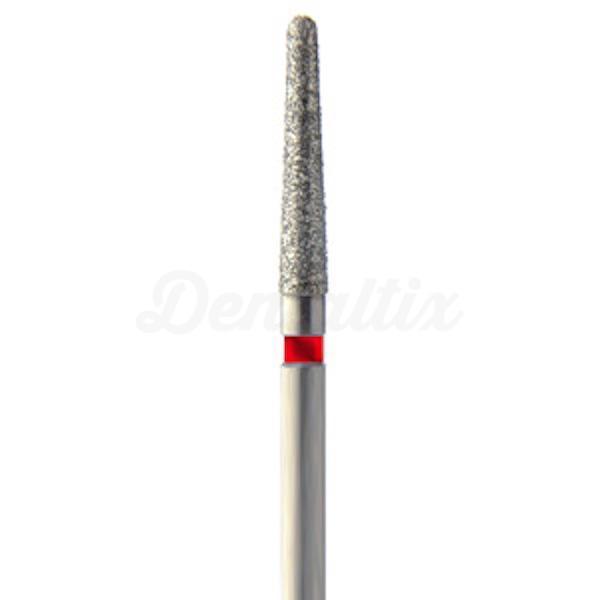 850P.FG - Fraise en diamant en forme conique arrondie pour turbine (5 pièces)