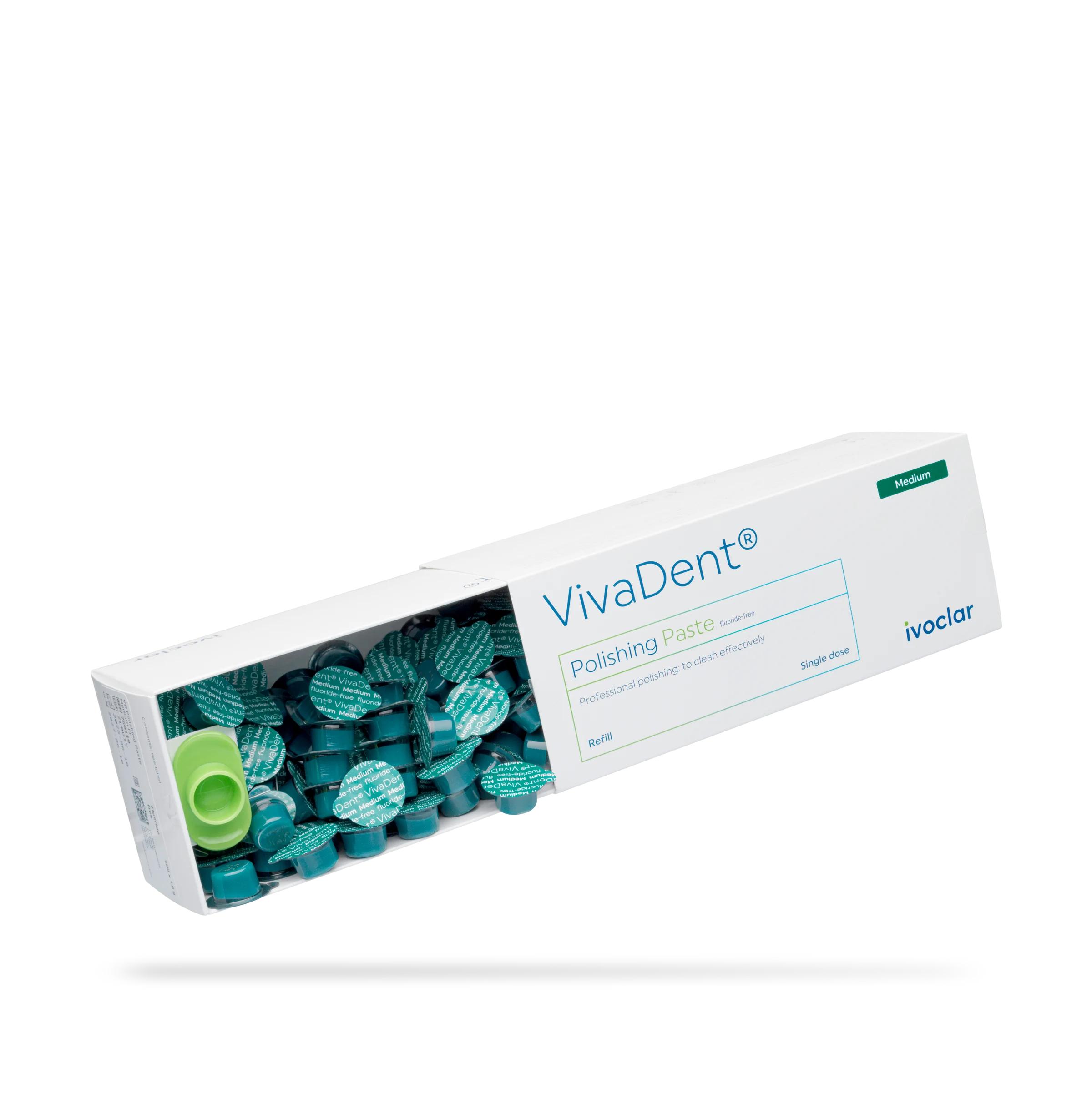 VIVADENT PATE A POLIR MOYEN SANS FLUOR (200X1,8G)