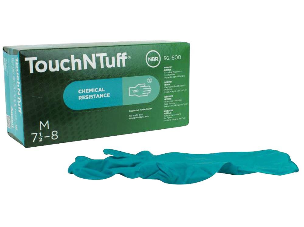 Touch N Tuff pdfr taille 7.5-8 vert 100p.