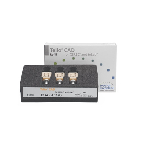 BLOCS TELIO CAD CER / INLAB LT ABUTMENT TEINTES A (3)