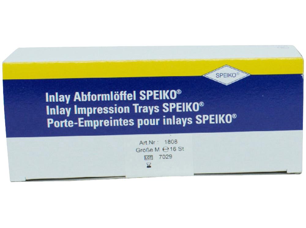 Speiko inlay trays à usage unique perforé pour denté - pivotant - M