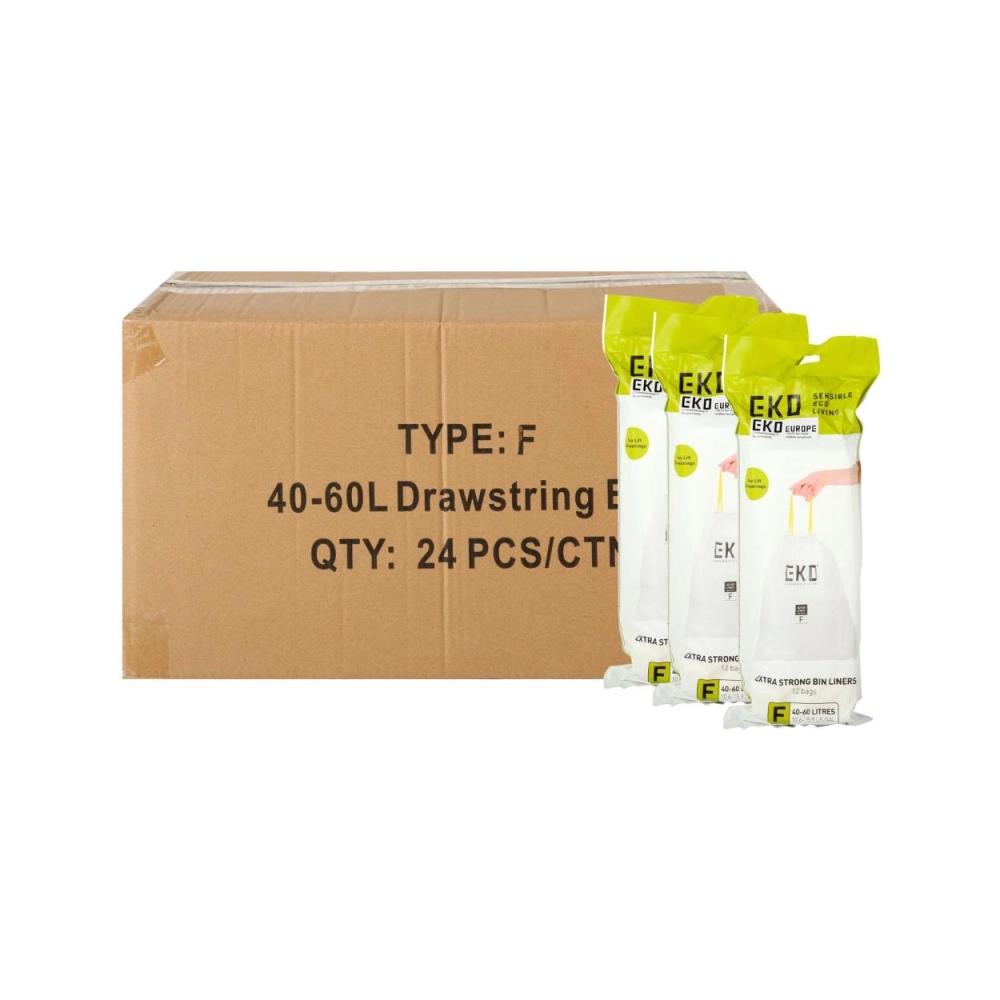 EKO Afvalzakken voor 40-60 liter VB 337067 24x 12 stuks