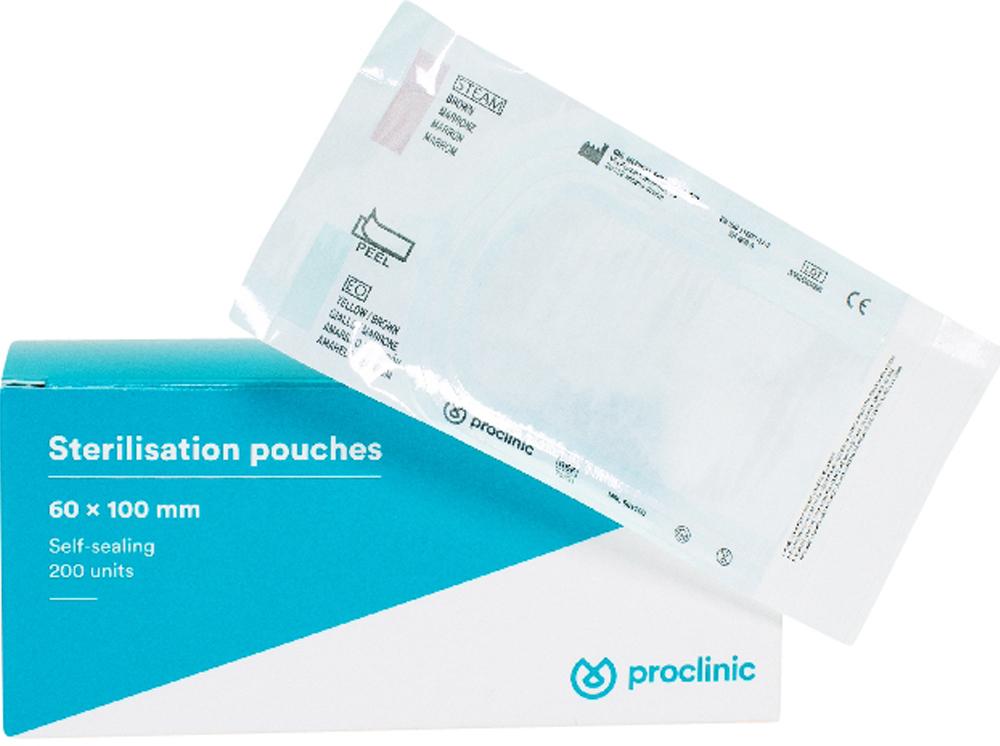 Sachets de stérilisation 6x10cm 200pcs