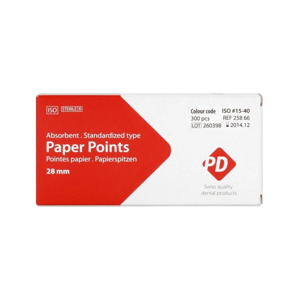 Produits Dentaires Color Pointes en papier no.15-40 300 pcs