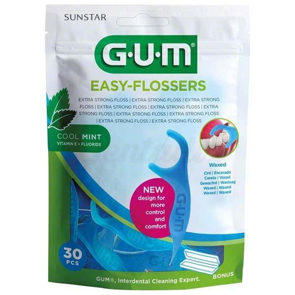 Gum Easy-Flossers : Applicateur de fil dentaire (30 pcs)