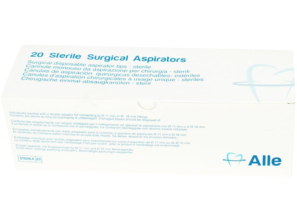 Zuigcanules chir.steriel met adapter 20st
