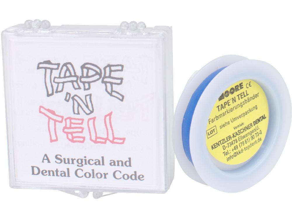 Tape''n tell Mark.tape blauwe rol