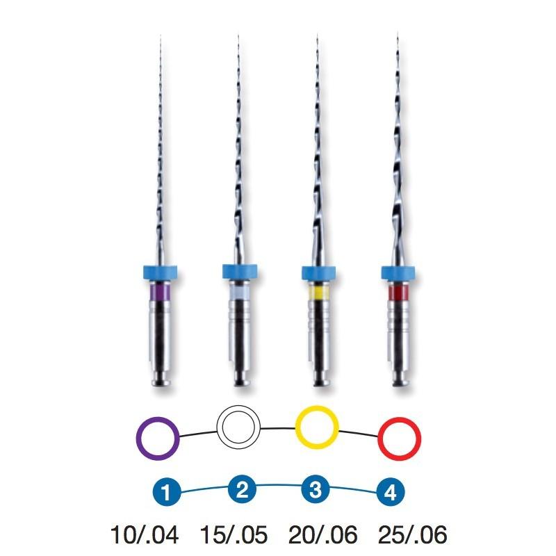 VDW Mtwo 10/.04 W21 25 mm Basic Sequence (6 st.)