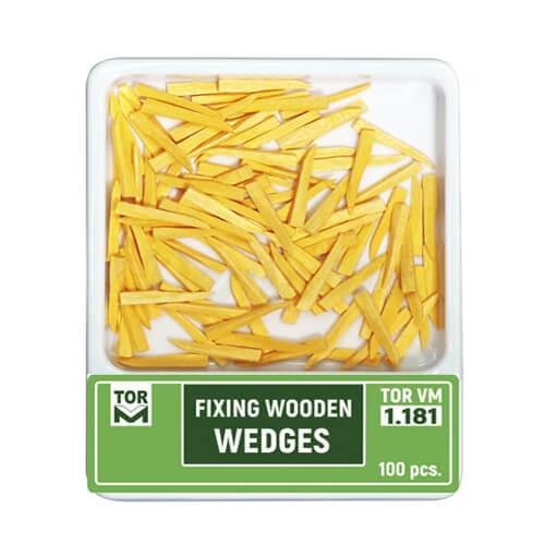Cales dentaires en bois (100 pcs)