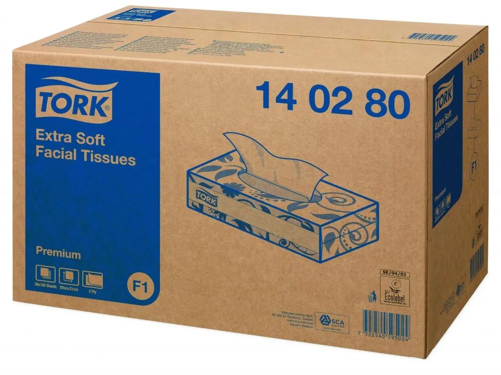 Tork Facial 2Ply 30* 100 stuks