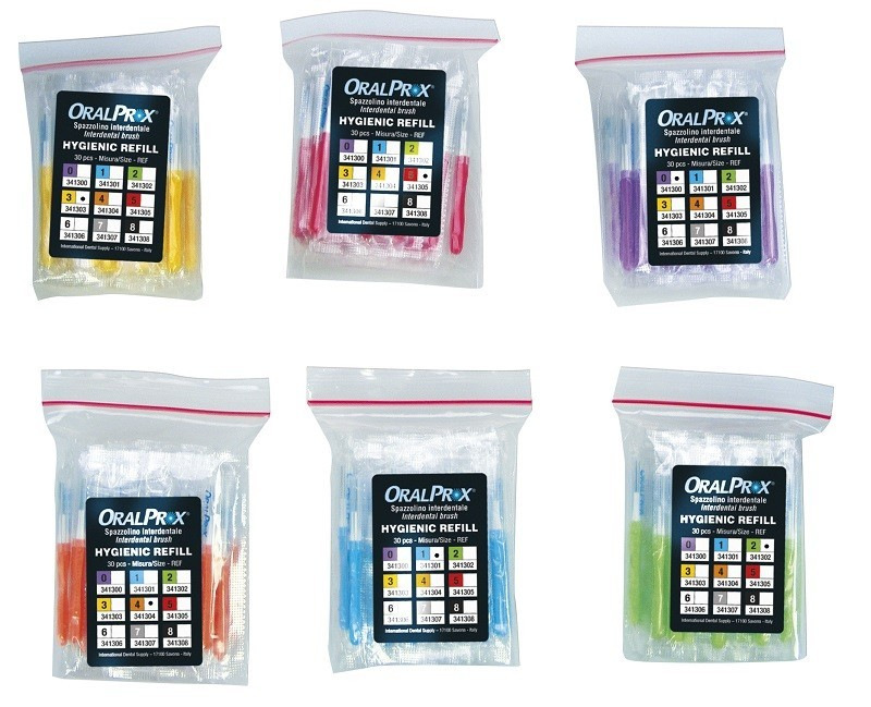 BROSSETTES ORALPROX - LA RECHARGE DE 30 BROSSETTES