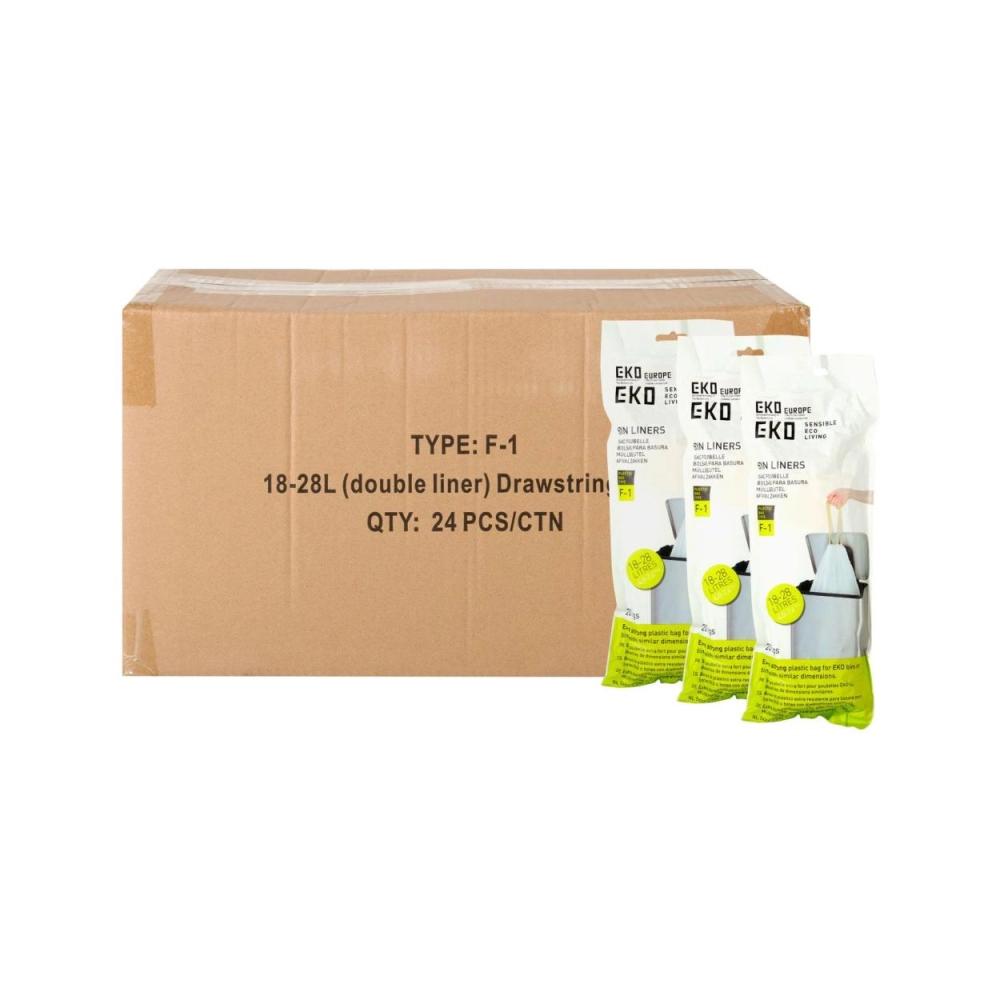 EKO Sacs poubelle 18-28 litres VB 337064 24x 20 pcs