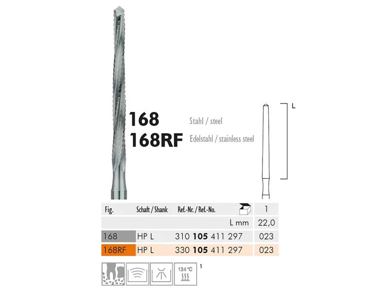 168 (RF) instrument en acier chirurgical