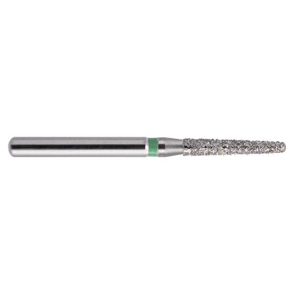 Fraises diamantées NeoDiamond FG - 198 conique ronde - ISO 014, gros (vert), 10 pcs