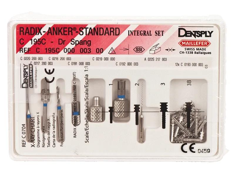 Radix-Anker Integral Set en acier 195C-1