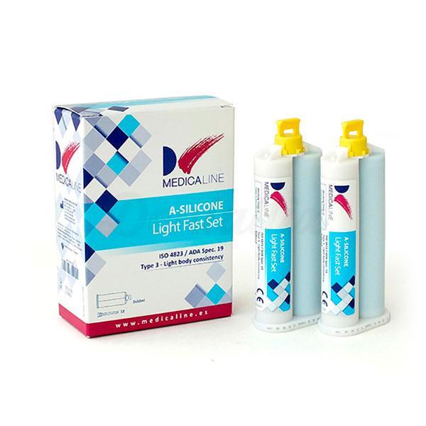 M-Precision : Silicone pour empreintes dentaires (2 x 50 ml)