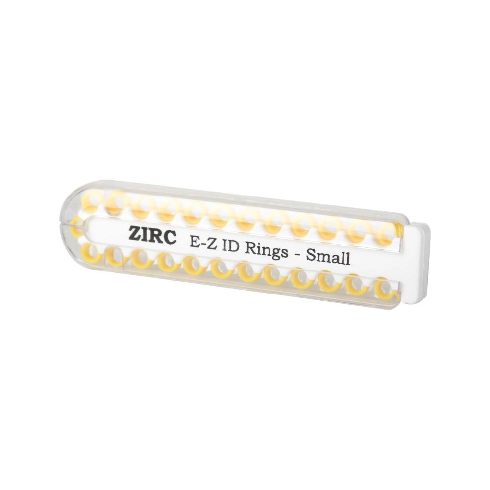 Zirc E-Z ID bagues de codification small néon jaune 25 pcs