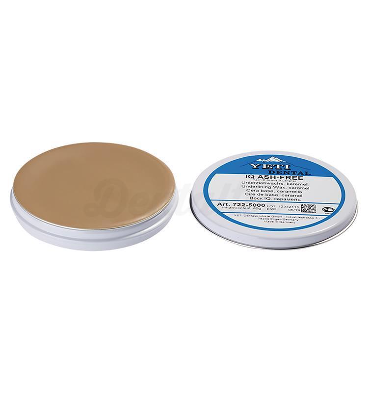 QI : Cire de base caramel Ash-free (boîte de 45 g)