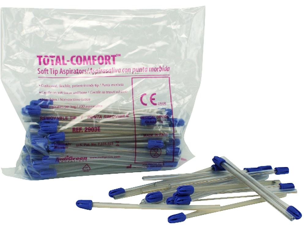 Tétines salivaires T.C.tra.bleues détachées 100pcs