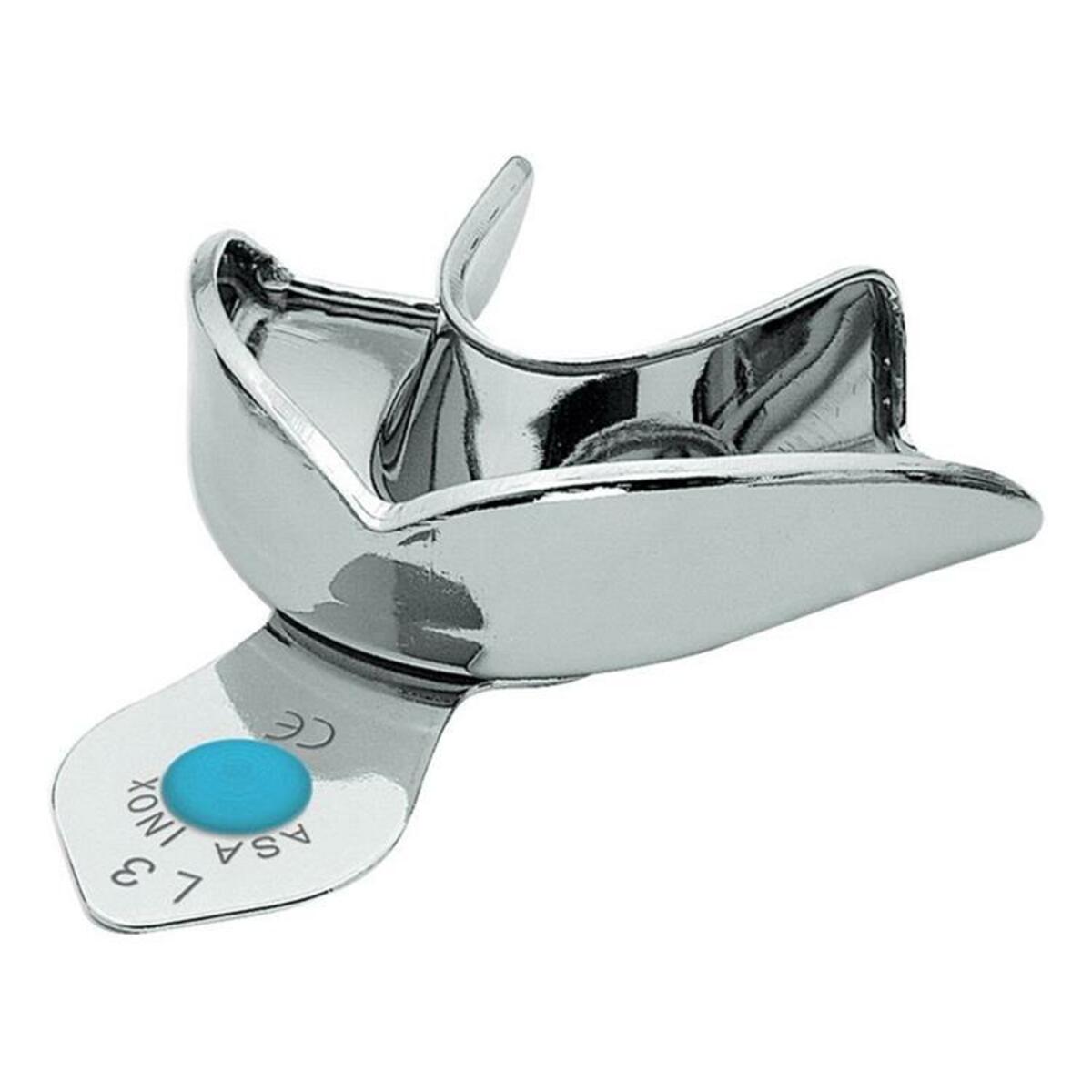 Asa porte-empreintes non perforé pour denté inférieur 'new super high grip'