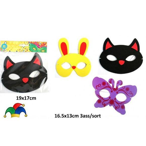 Kidspoint jouets masques d'animaux assortis 19 x 17 cm (48 pcs)