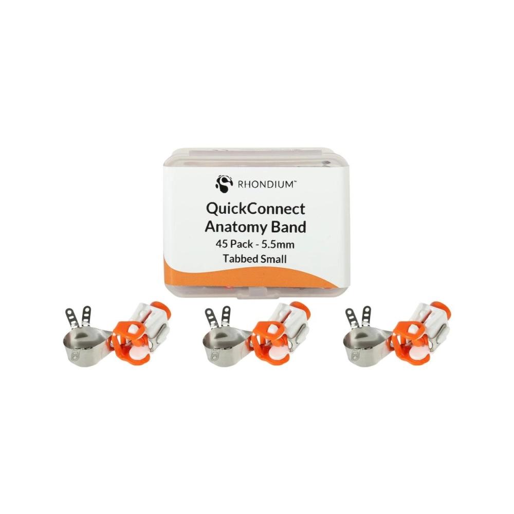 Rhondium QuickConnect Tabbed small 5,5 mm orange 45 pcs