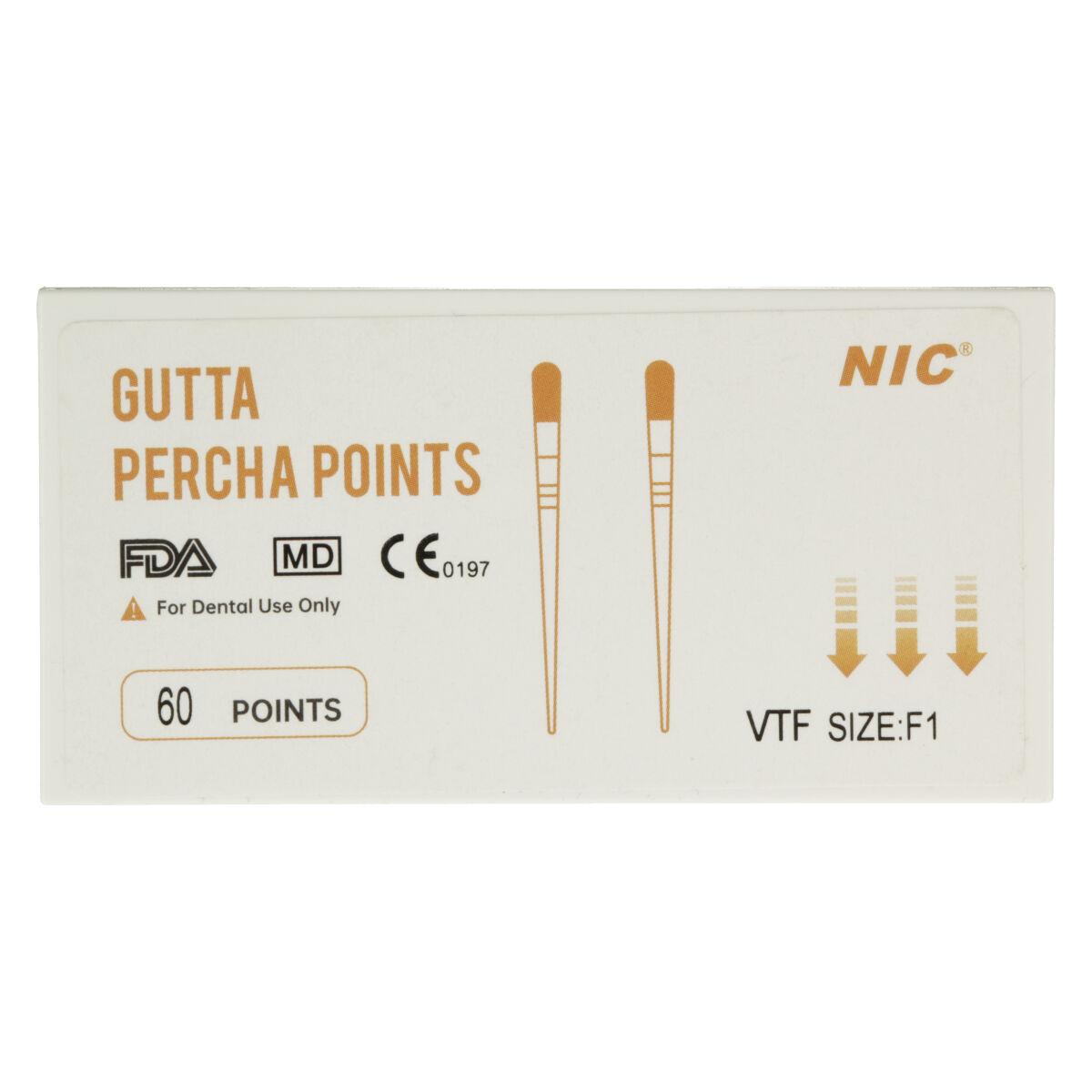 NIC® Gutta Percha Points - F1