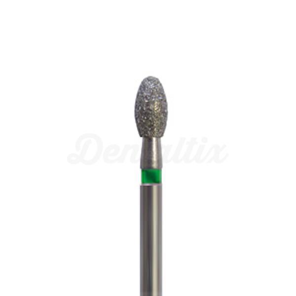 833.FG - Fraise diamantée en forme de ballon de rugby pour turbine (5 pièces.-4,2 mm)