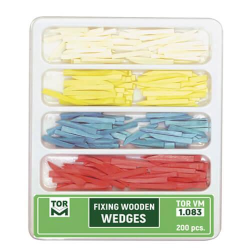Kit de cales dentaires en bois