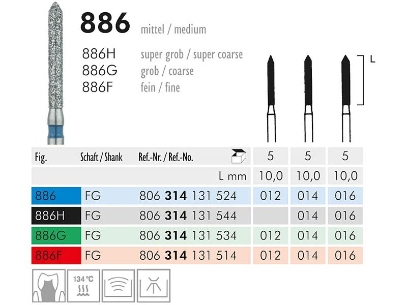 886 instrument diamanté