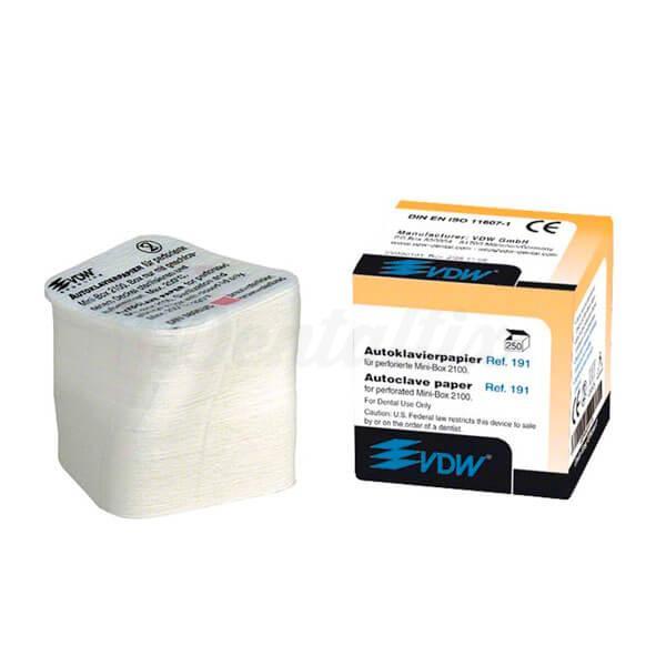 VDW autoclaveerpapier voor MiniBox 2100 nr. 191