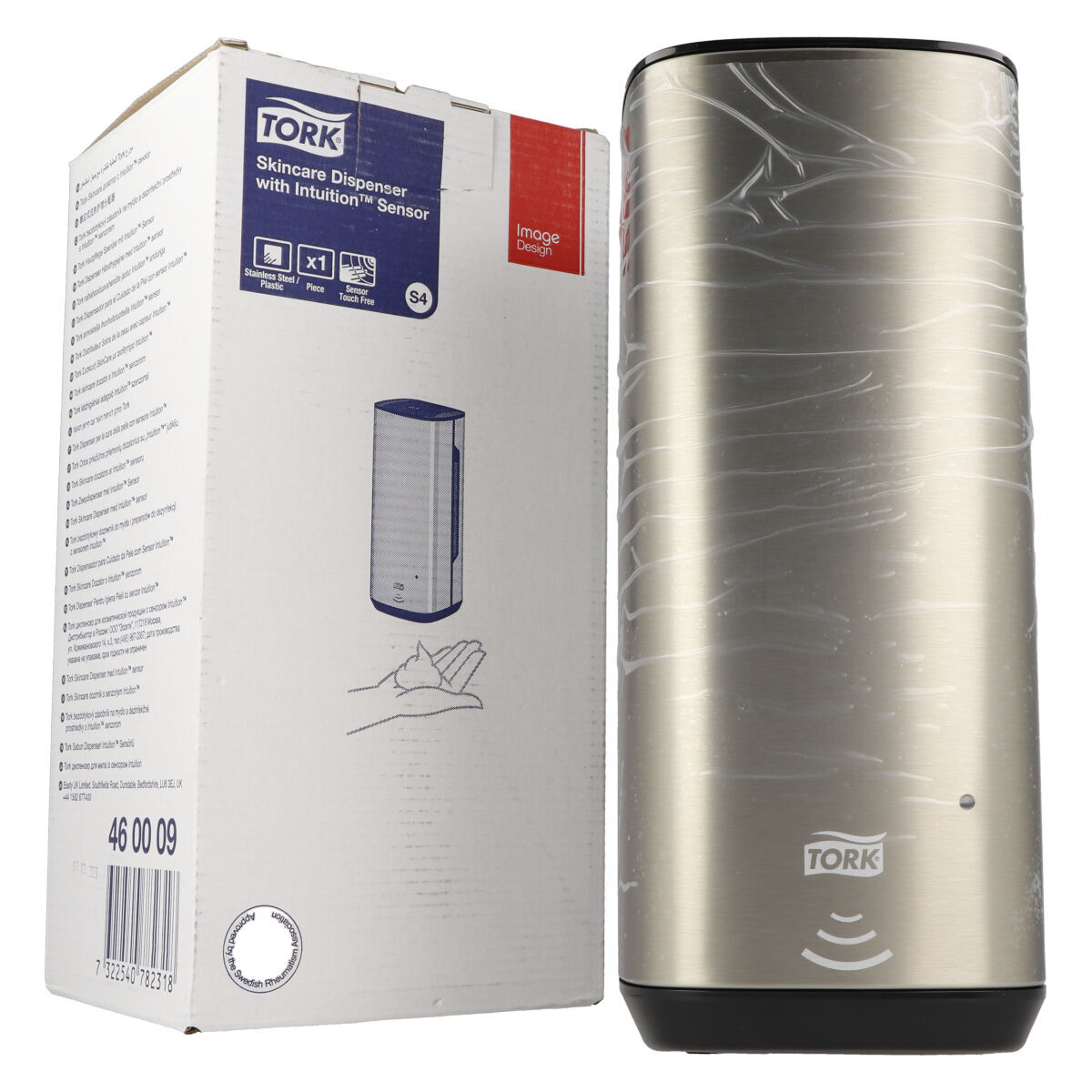 Tork® Distributeur de savon en acier inoxydable avec Intuition™ Sensor