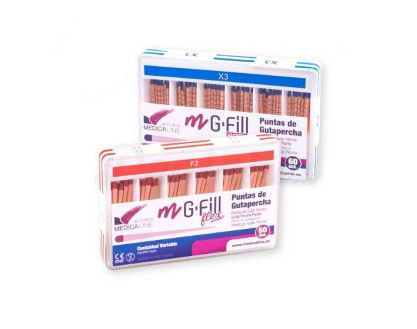 m-G-Fill Easy : pointes de gutta-percha pour m-Conic Flex (60 pcs)