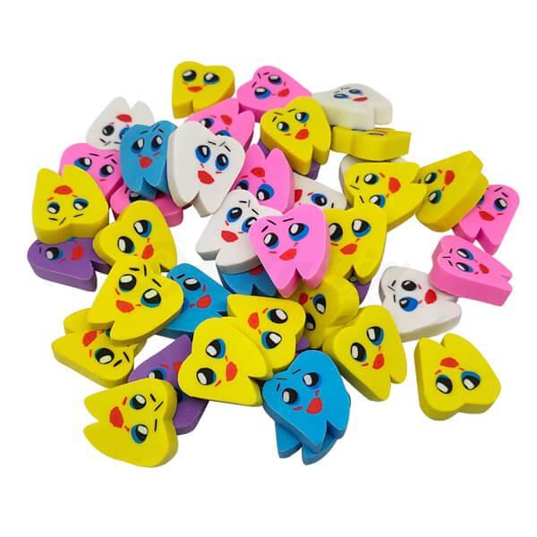 Gommes en forme de dent (50 pcs)