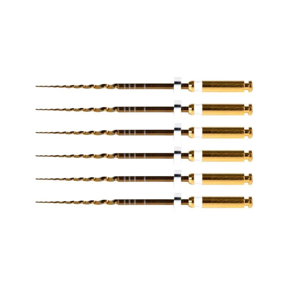 PoloDent PoloTaper Gold Shaping vijlen RA 31 mm S2 6 stuks