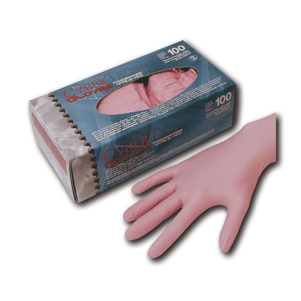 Gants nitrile - rose
