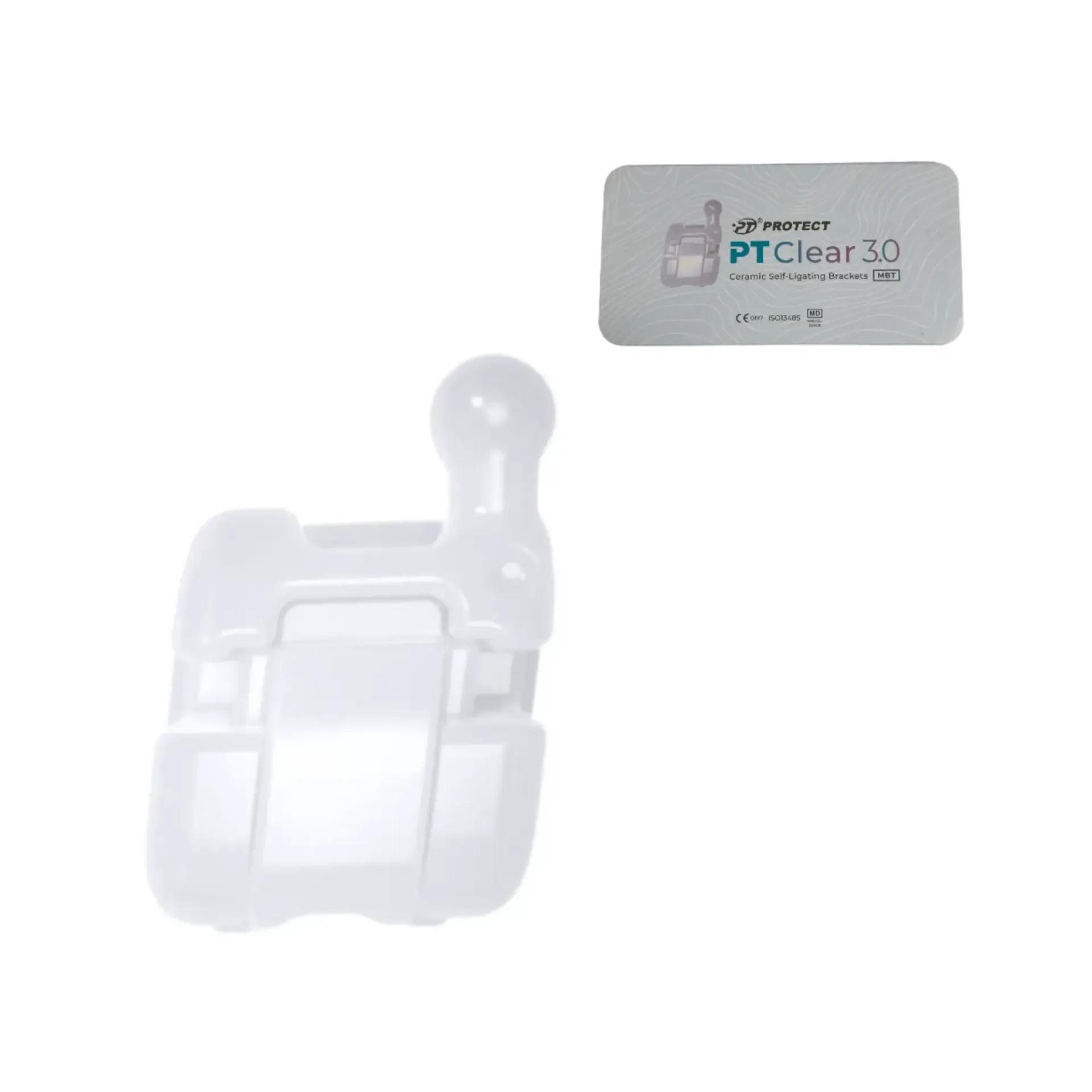 PT Clear 3.0 Ceramic Self-ligating Brackets MBT.022 Kit 5-5 HK 3 (20)