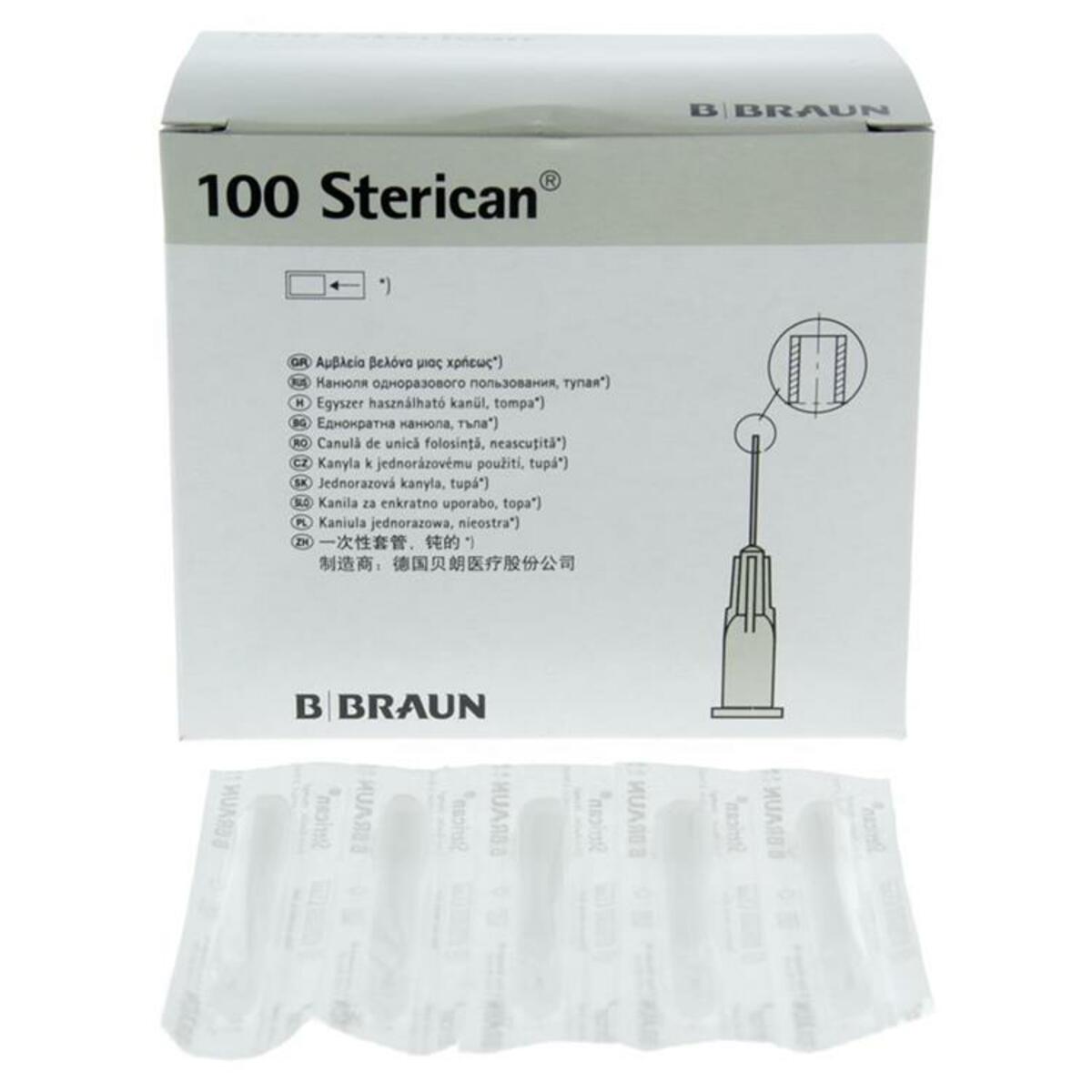 Sterican®aiguilles hypodermiques avec biseau 27G ø0,4x25mm INOX luer (transparent)
