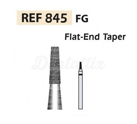 Fraise diamantée 845 FG conique plate BADER (5 pcs)