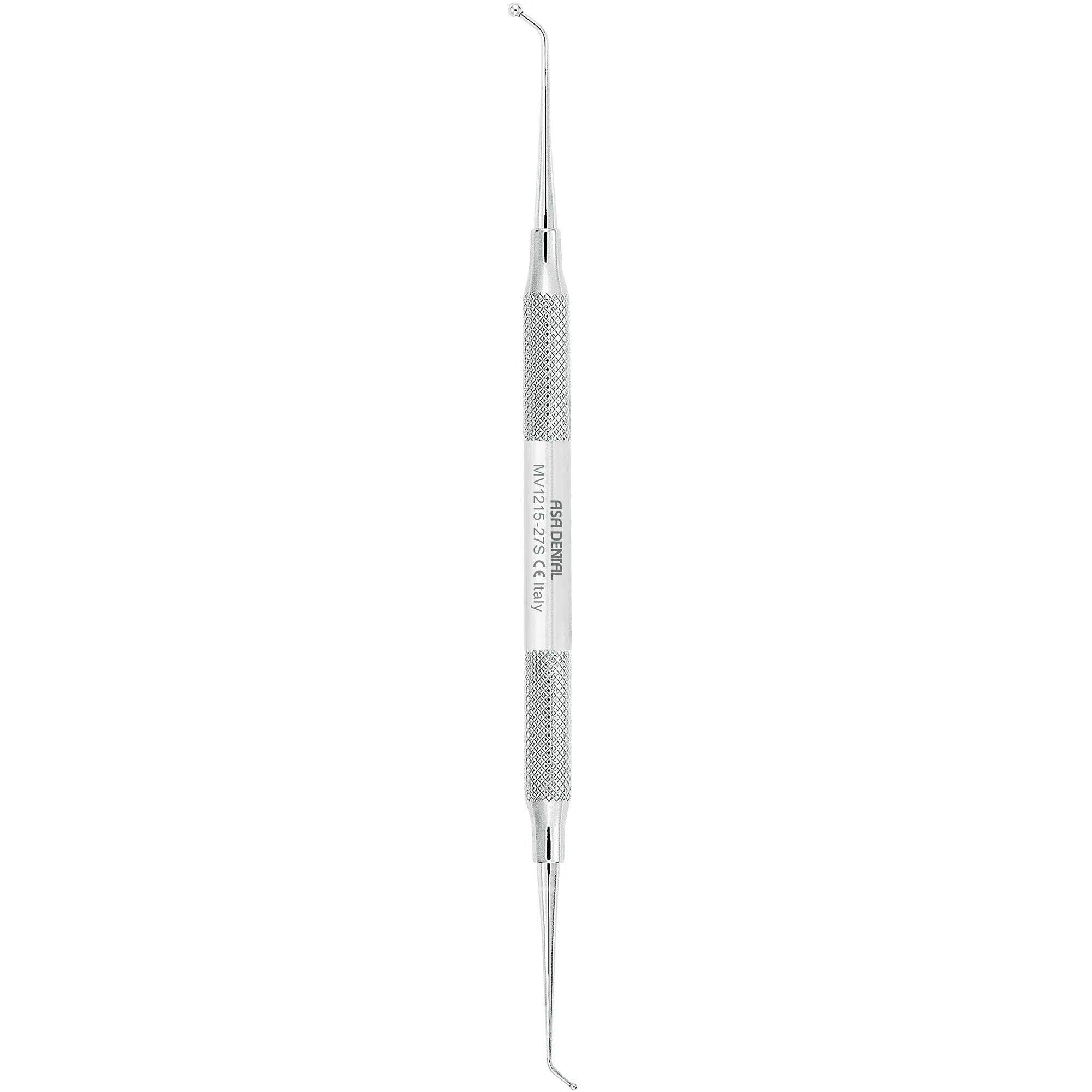 Asa Dental Burnisher MV #26/27S Ball Gekarteld (2 mm - 1 mm)