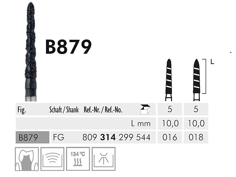 B 879 Black Cobra instrument diamanté