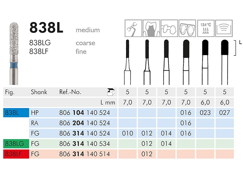 838 L instrument diamanté