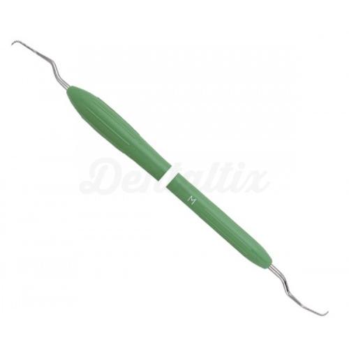 Mini universele curette voor implantaten: Mini Gracey-curette in titanium voor implantaten
