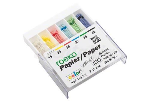 Pointes de papier color ISO 55 300pcs