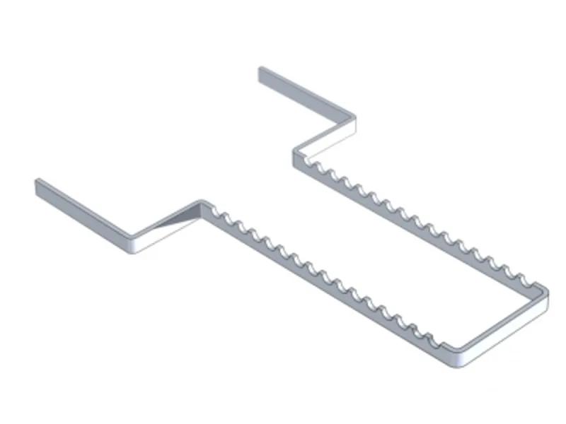 Aluminium anodisé  perforés porte-instruments