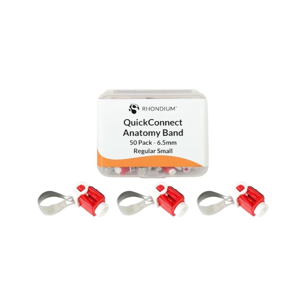 Rhondium QuickConnect Regular small 6,5 mm rouge 50 pcs