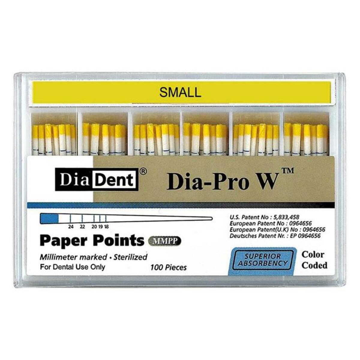 Dia-Pro W™ Paper Points 28mm - Small