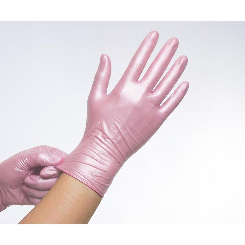 Gants nitrile Comforties Soft Glamour sans poudre rose (100 pcs)