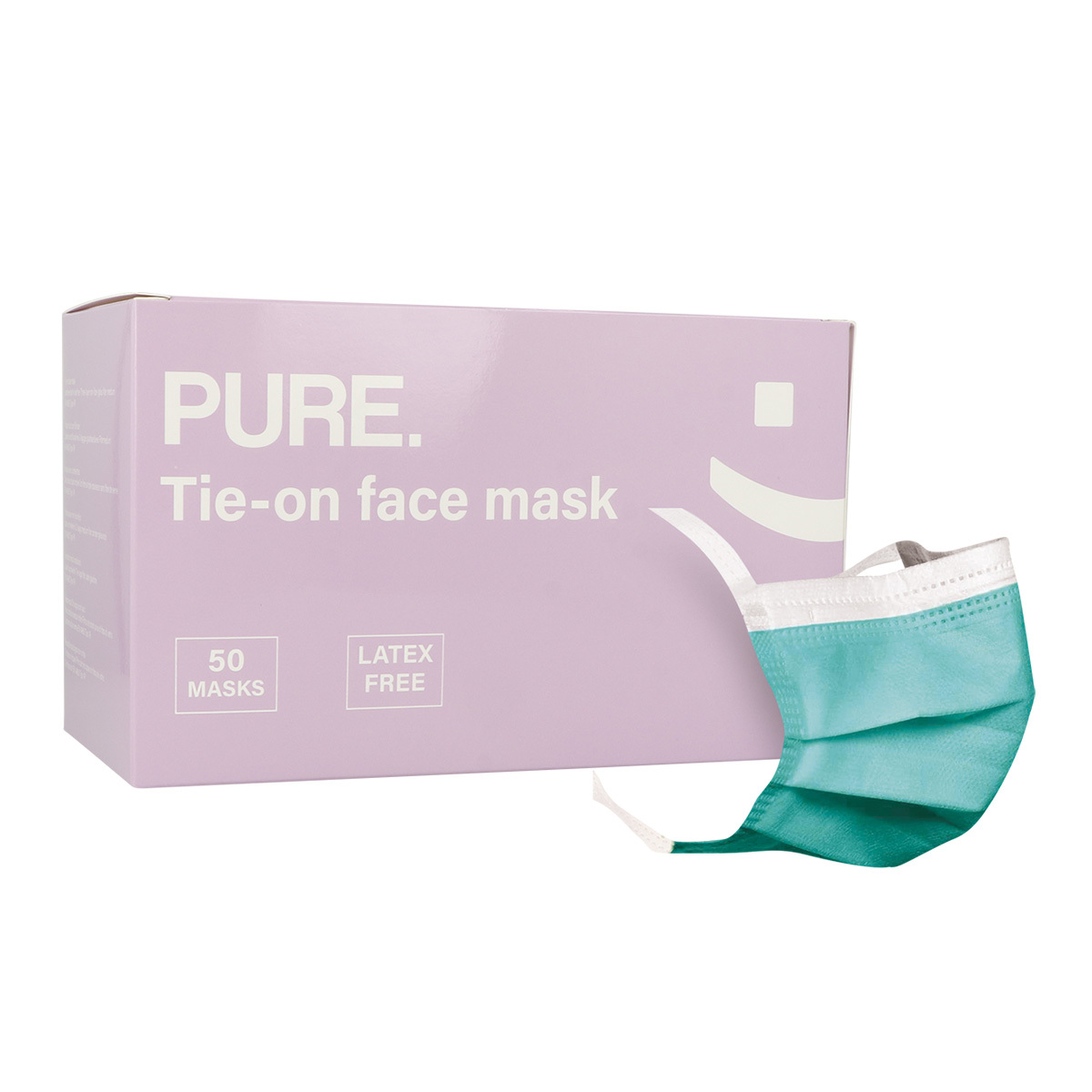 PURE Masques sans latex type IIR avec cordelette