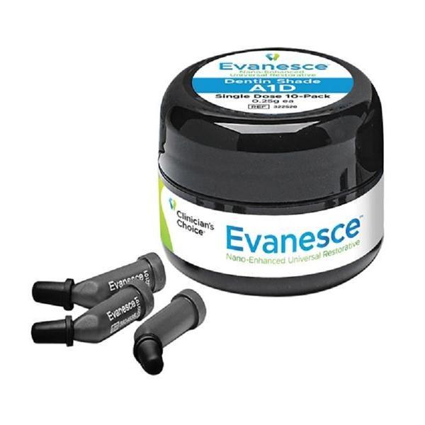 Evanesce Dentin Shade - Single Dose Tips - A1, 10x 0,25 g